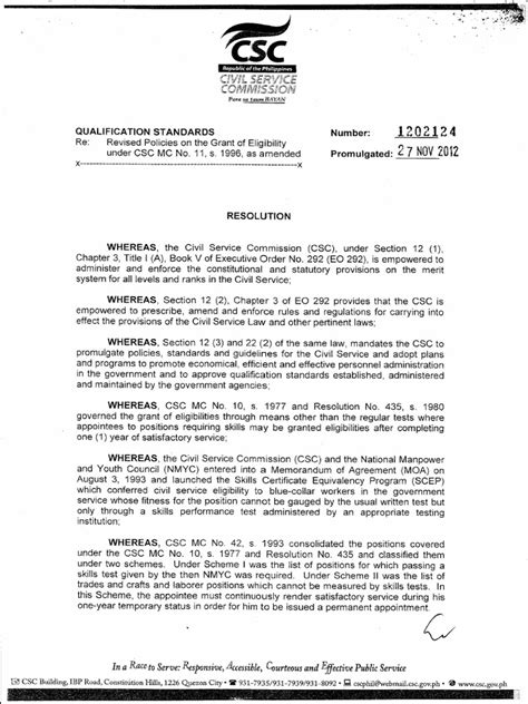 csc qualification standards manual 2023|CSC Rules and Regulations and Qualification Standards PDF.